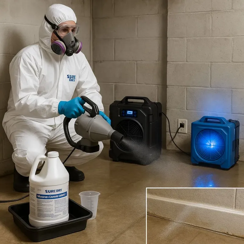 Sanitization and Odor Removal process in Phoenix Lake, CA